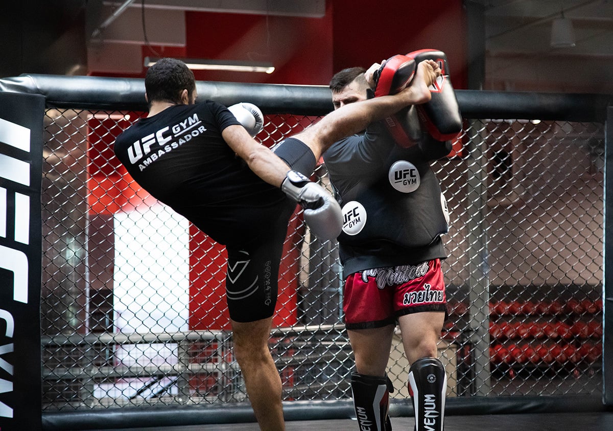 Kickboxing and conditioning class at MPower Gym & Academy